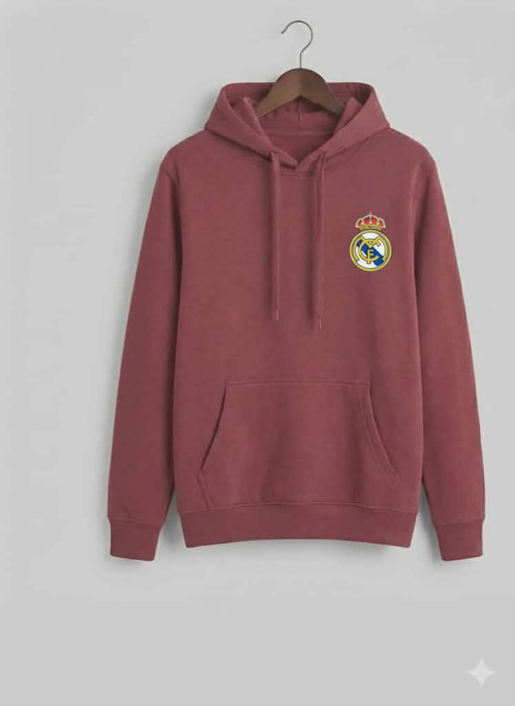 Premium Real Madrid C.F. Fan Hoodie – Ultra-Soft Fleece Football Club Pullover
