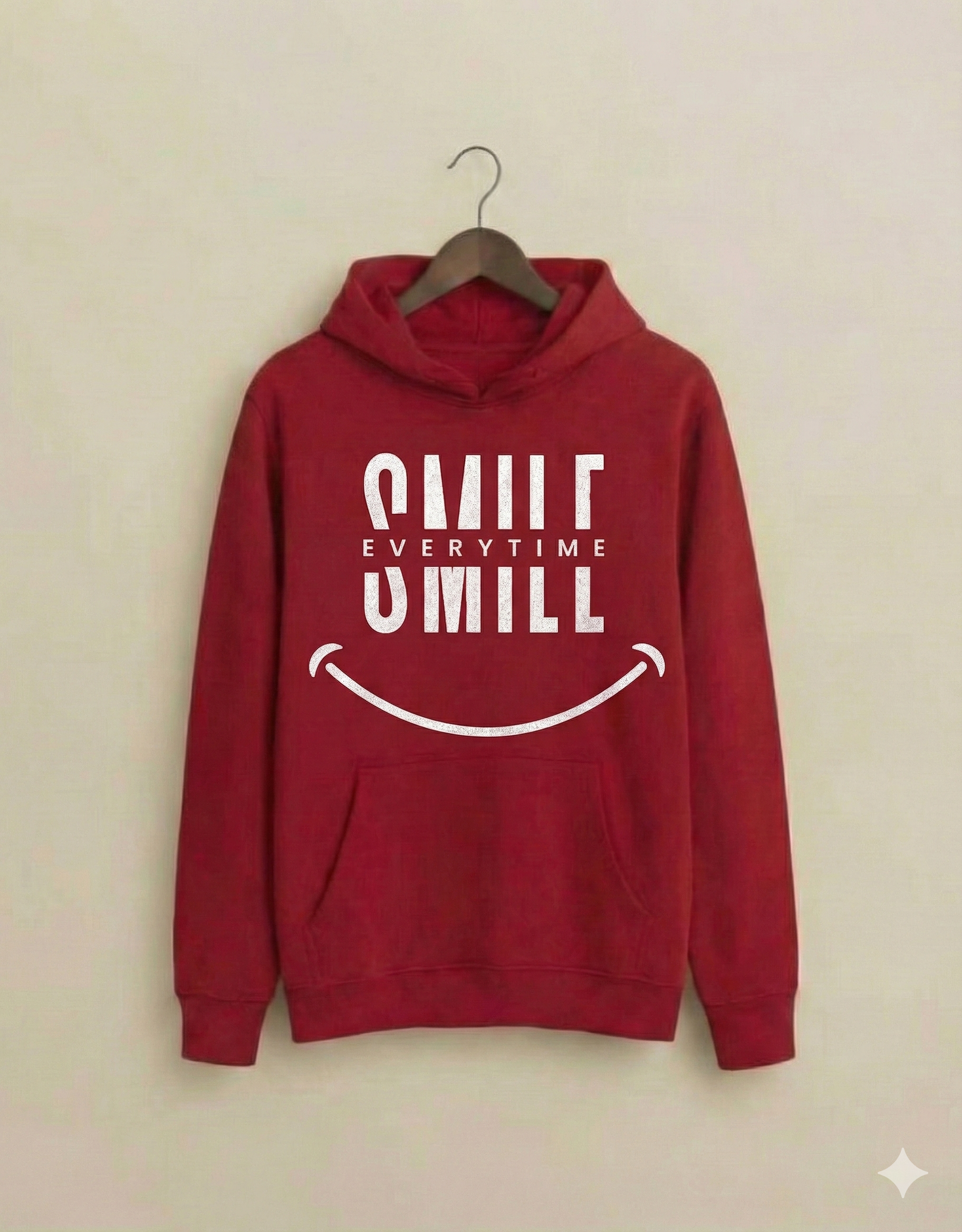 "SMILE EVERYTIME" Premium Hoodie - Winter Edition