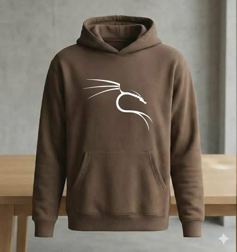 Kali Linux Dragon Edition Premium Hoodie – Soft Cotton Fleece for Tech & Cyber Security Fans