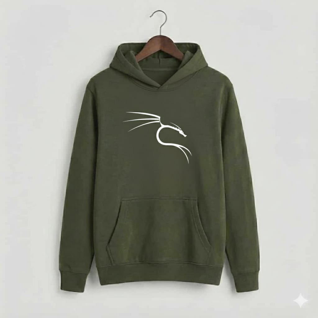 Kali Linux Dragon Edition Premium Hoodie – Soft Cotton Fleece for Tech & Cyber Security Fans