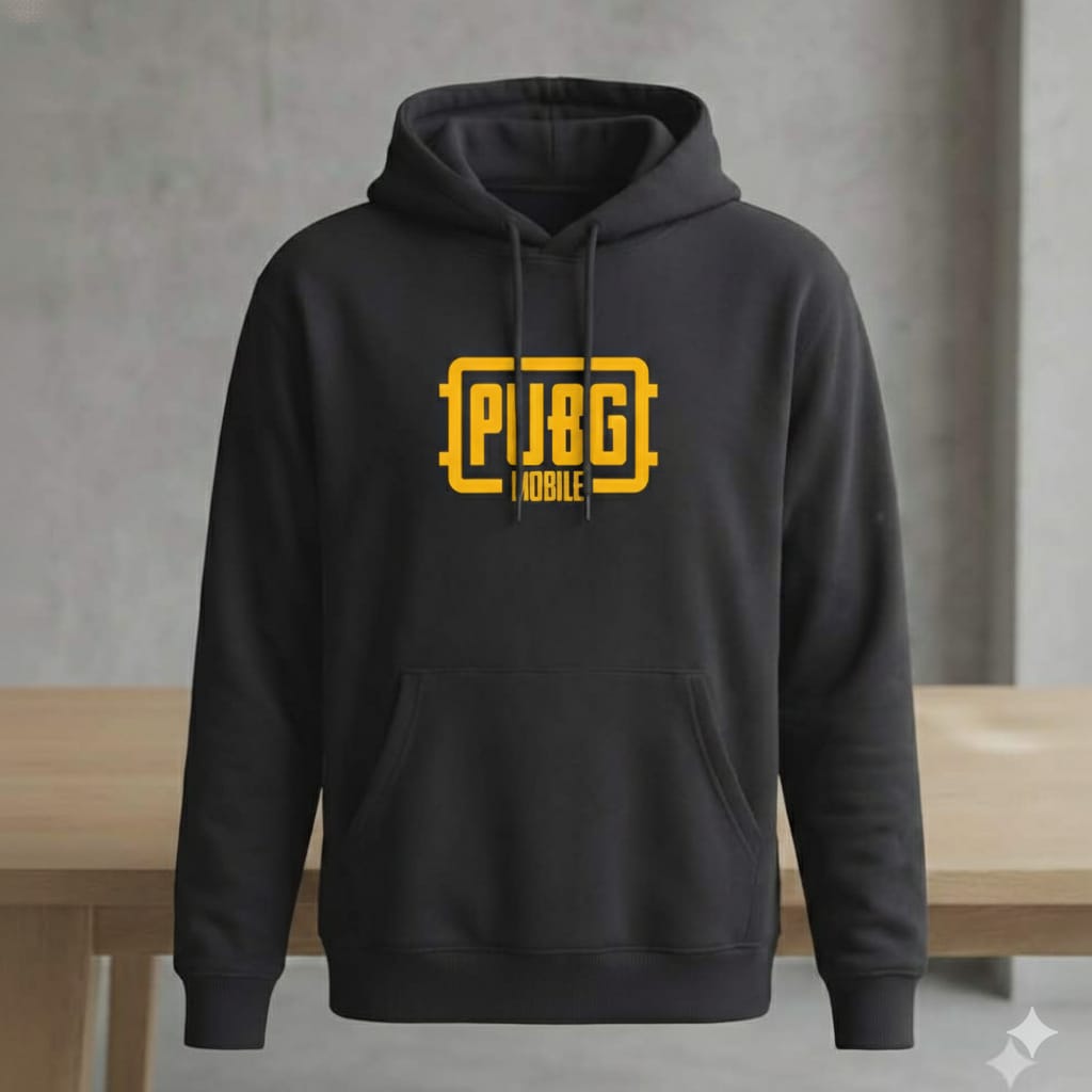 PUBG Mobile Edition Premium Pullover Hoodie – Stylish Gaming Winter Wear