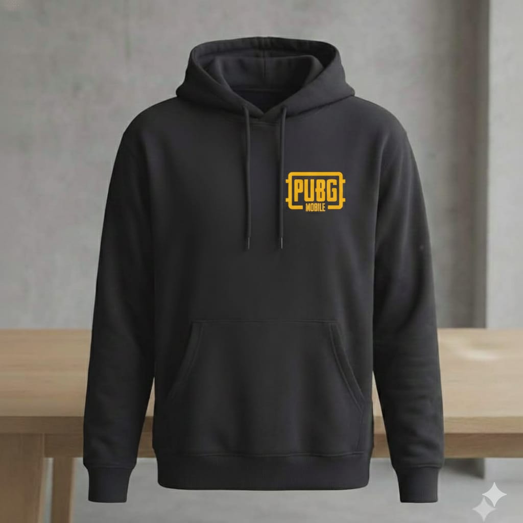 PUBG Mobile Edition Premium Pullover Hoodie – Stylish Gaming Winter Wear