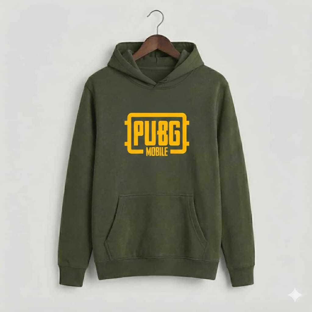 PUBG Mobile Edition Premium Pullover Hoodie – Stylish Gaming Winter Wear