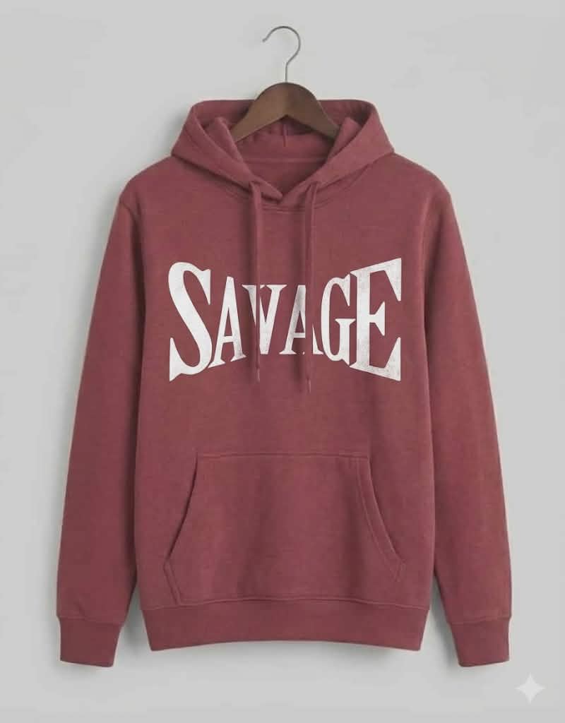 "SAVAGE" Printed Premium Hoodie