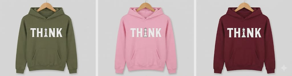 Think Before You Move – Chess Edition Winter Hoodie (Unisex)