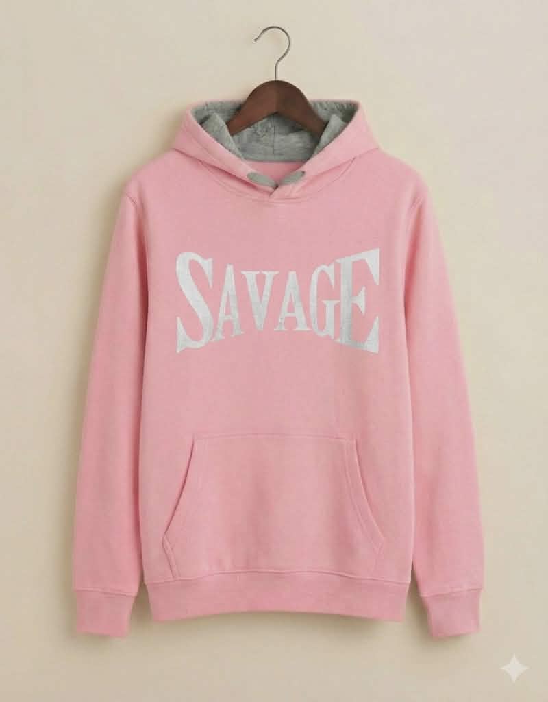 "SAVAGE" Printed Premium Hoodie
