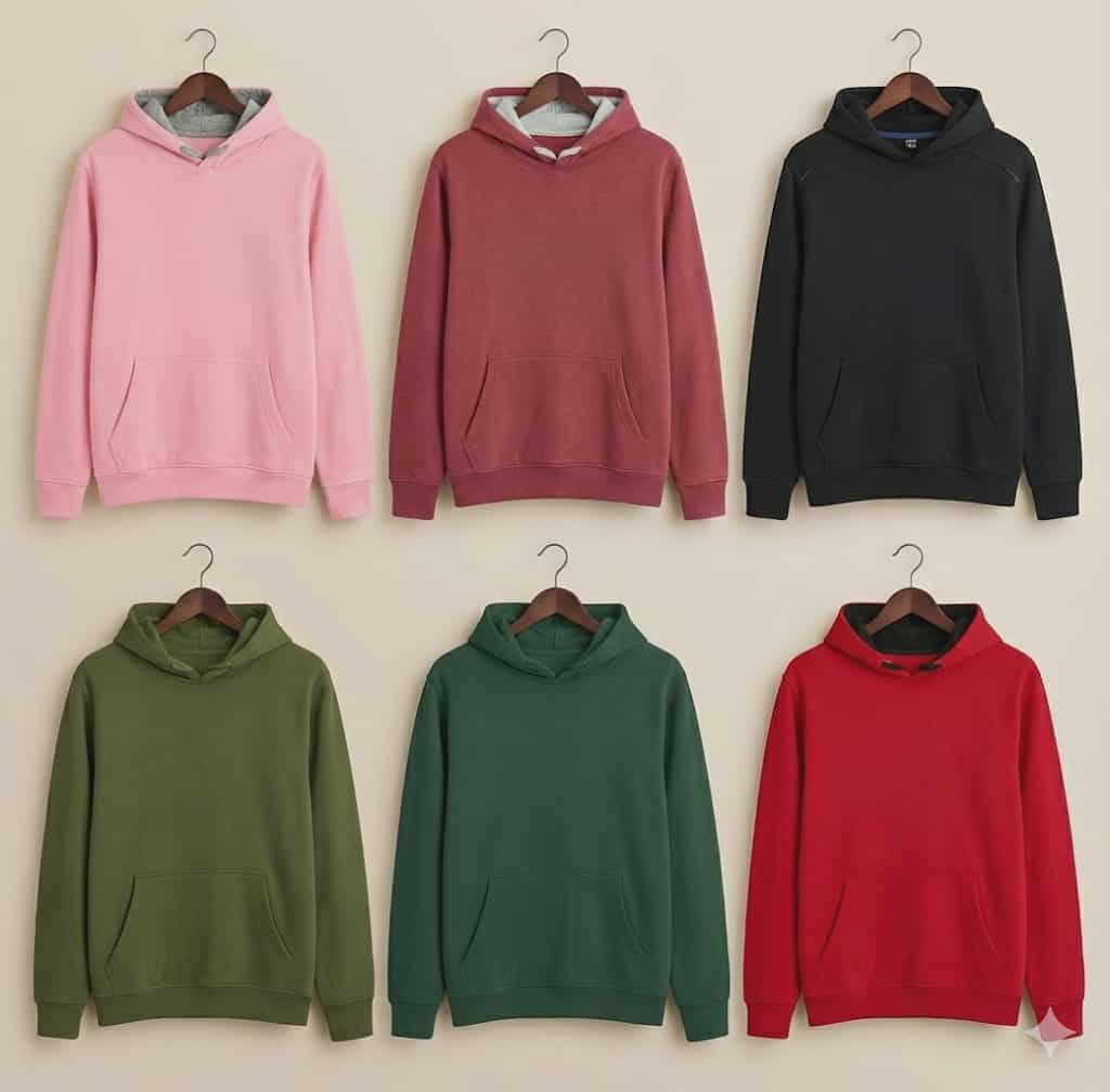 Custom Print & Solid Blank Premium Hoodie - Design Your Own