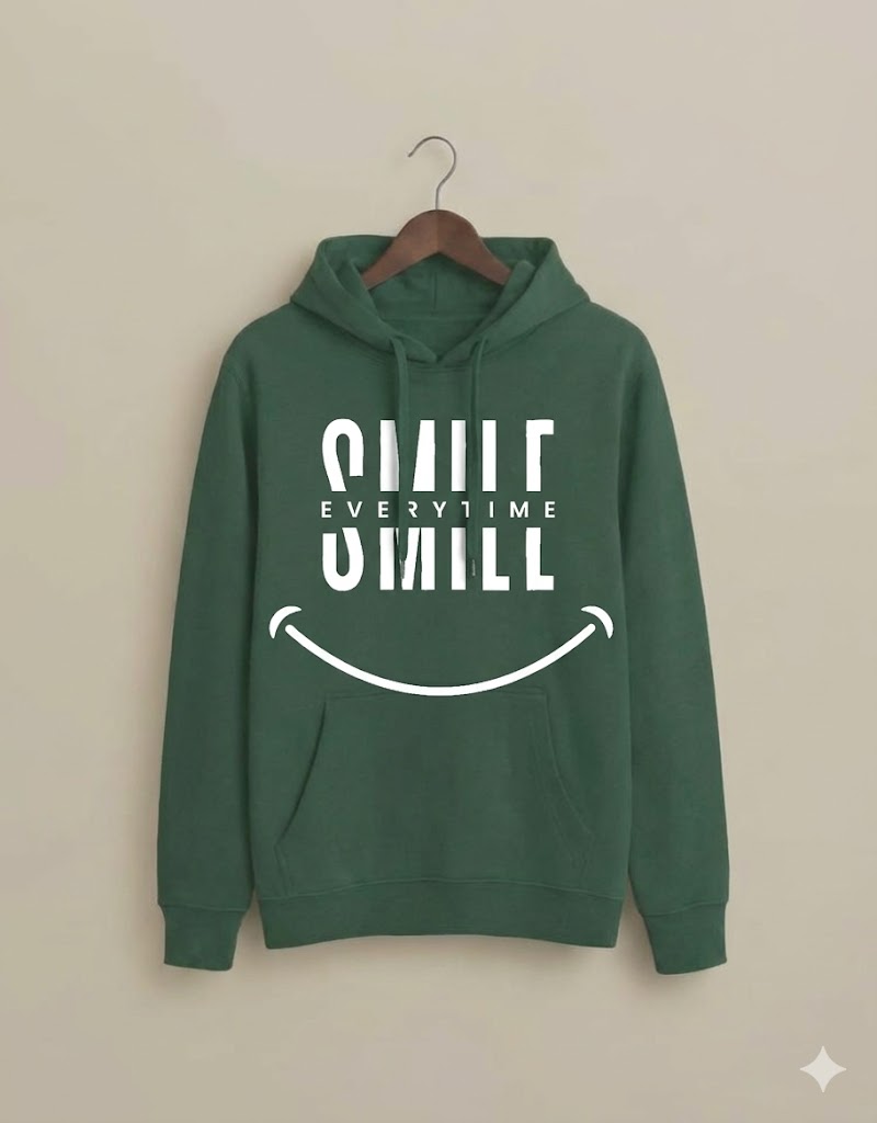 "SMILE EVERYTIME" Premium Hoodie - Winter Edition