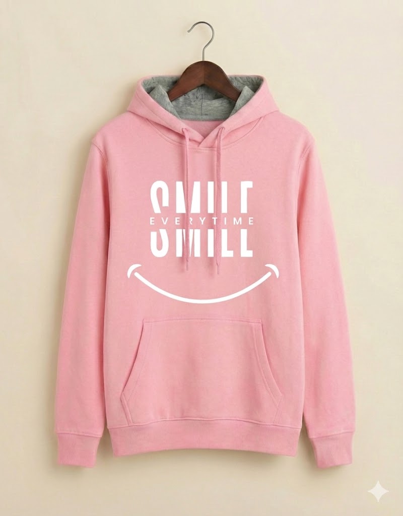 "SMILE EVERYTIME" Premium Hoodie - Winter Edition
