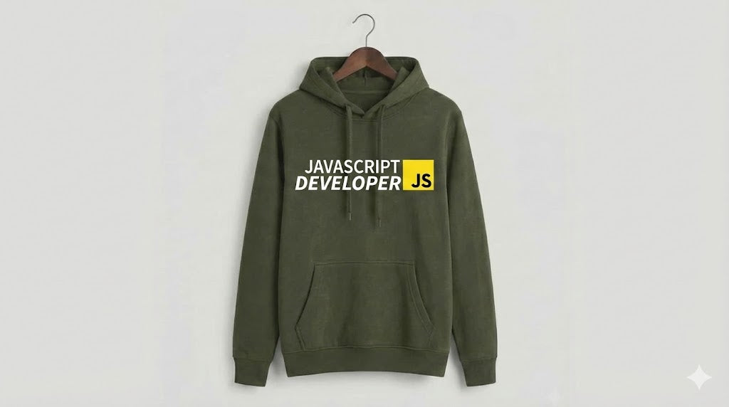 "JAVASCRIPT DEVELOPER" Premium Hoodie - Coding Edition