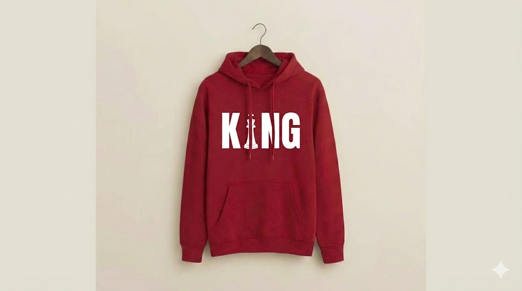 Premium "KING" Chess Edition Hoodie - Unisex Winter Wear
