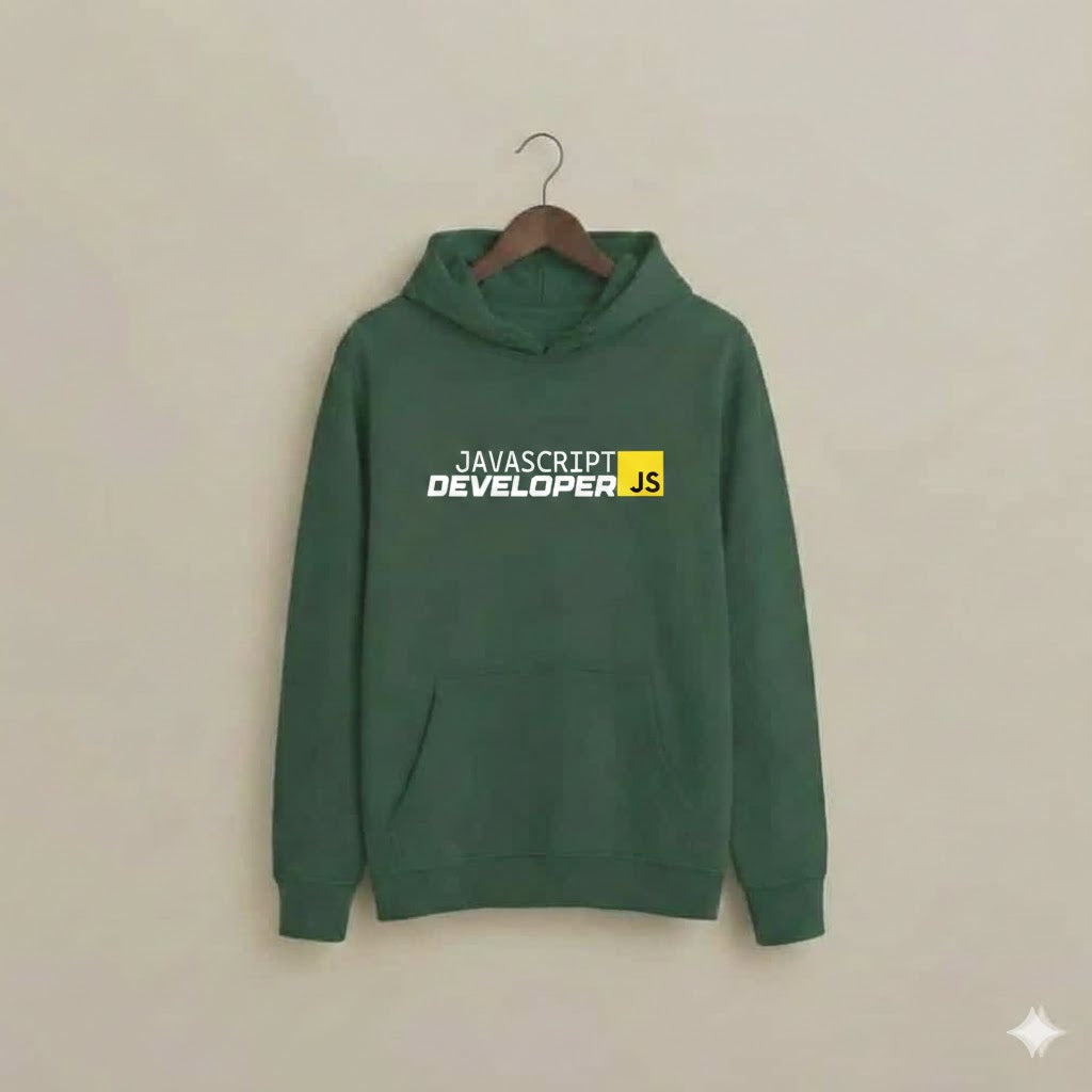 "JAVASCRIPT DEVELOPER" Premium Hoodie - Coding Edition